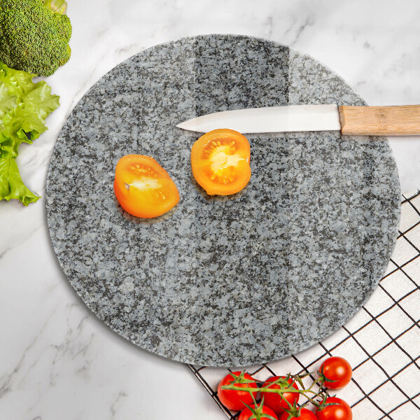 Chopping board glass Stone texture