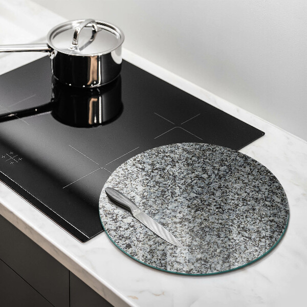 Chopping board glass Stone texture