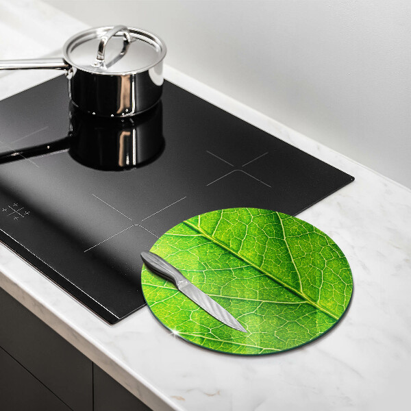 Chopping board glass Leaf lines nature