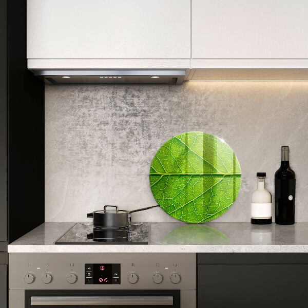 Chopping board glass Leaf lines nature