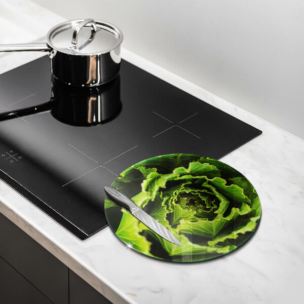 Chopping board glass Food - lettuce