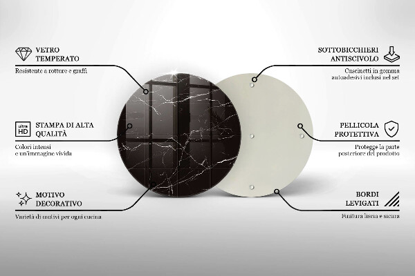 Glass cutting board Marble tiles