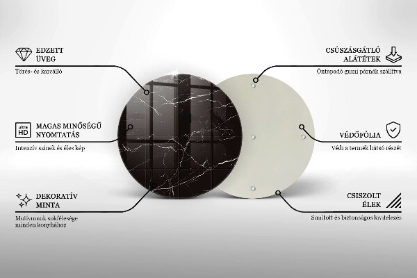 Glass cutting board Marble tiles