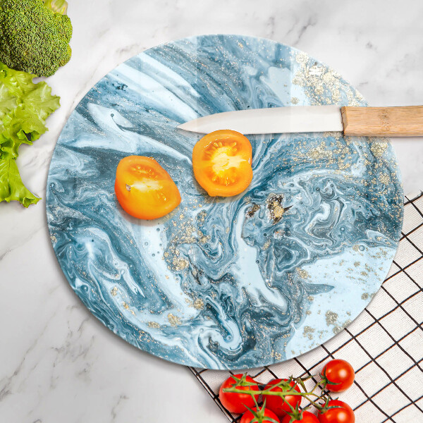 Chopping board Structure with gold