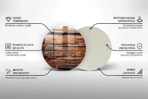Chopping board glass Decorative wood boards