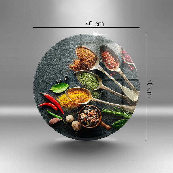 Chopping board glass Kitchen spices