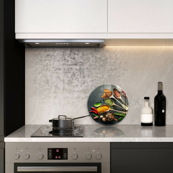 Chopping board glass Kitchen spices