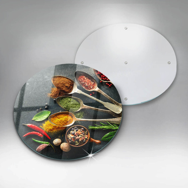Chopping board glass Kitchen spices