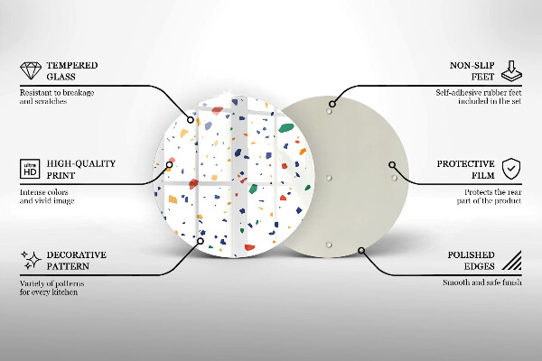 Chopping board Colored gres
