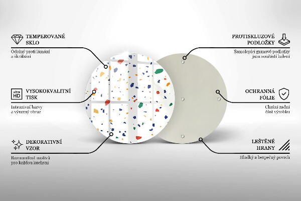 Chopping board Colored gres