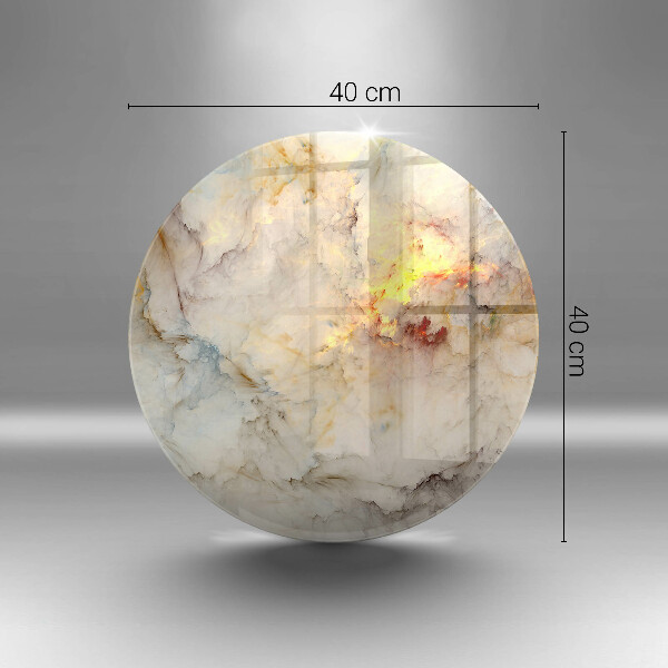 Chopping board Marble texture with gold