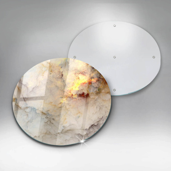 Chopping board Marble texture with gold