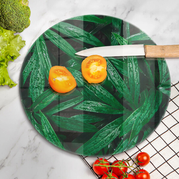 Chopping board Plants leaves