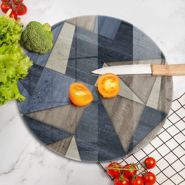 Chopping board Geometric abstraction