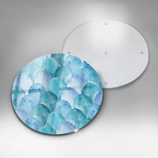 Chopping board Watercolor scales