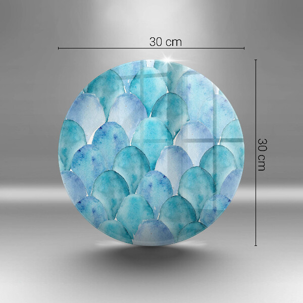 Chopping board Watercolor scales