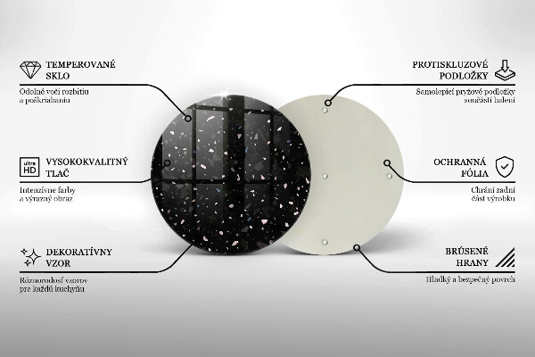 Chopping board Dark stone