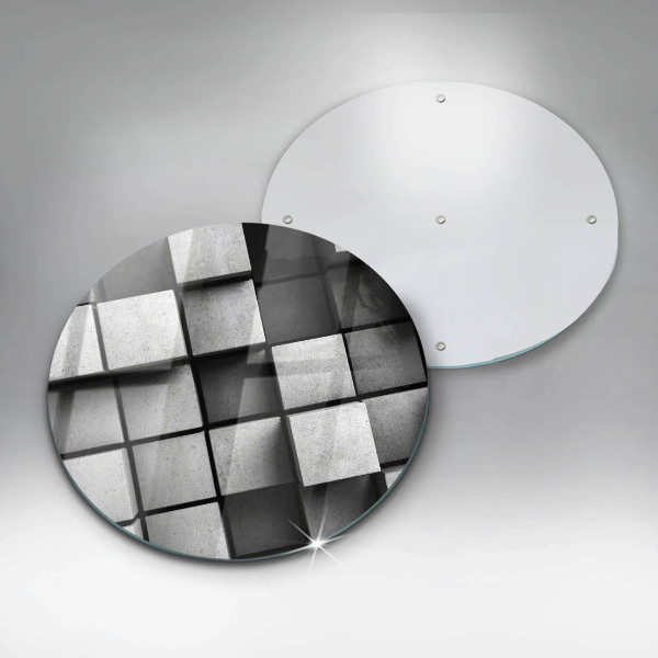 Chopping board 3D geometry background