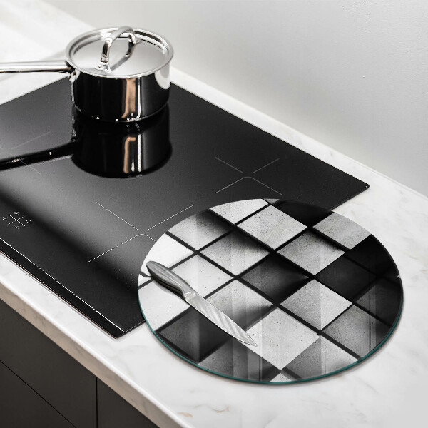 Chopping board 3D geometry background