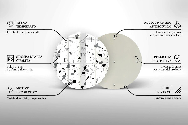 Chopping board Decorative stone gres