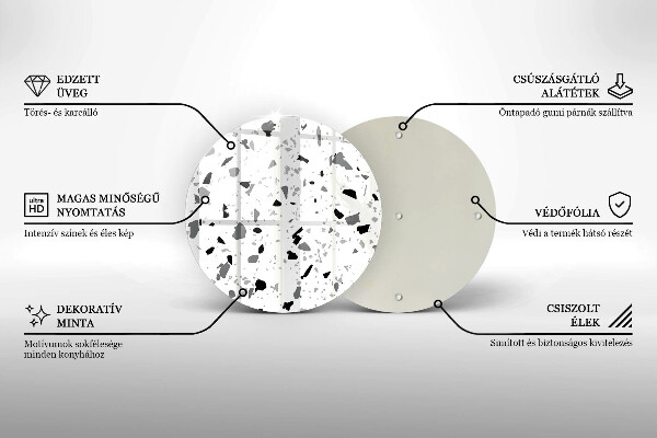 Chopping board Decorative stone gres