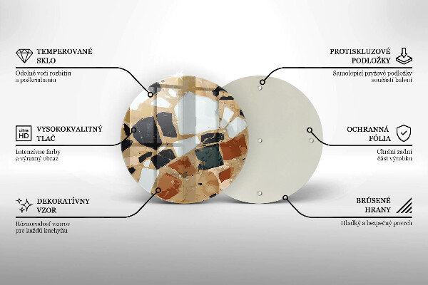 Chopping board Decorative stones