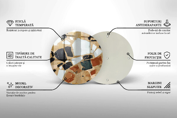 Chopping board Decorative stones