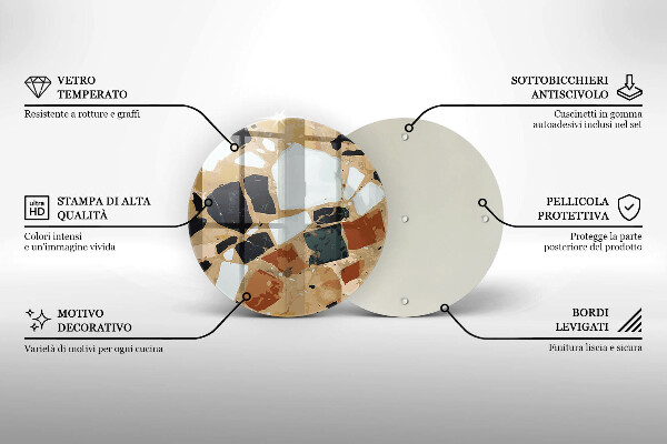 Chopping board Decorative stones