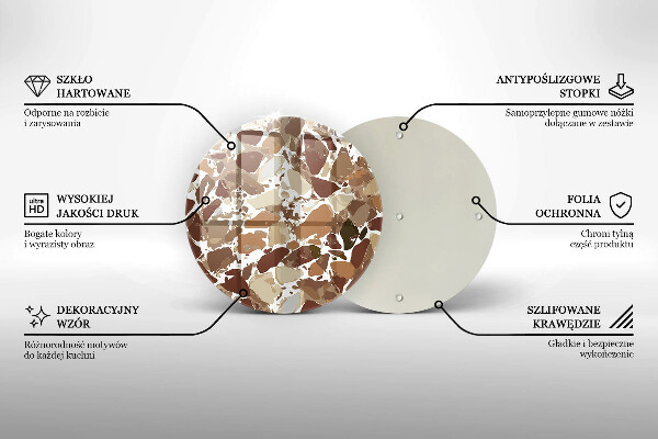 Chopping board Decorative stone stains