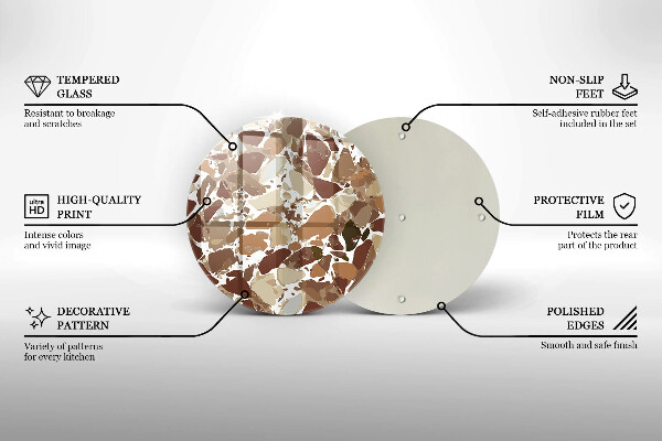 Chopping board Decorative stone stains