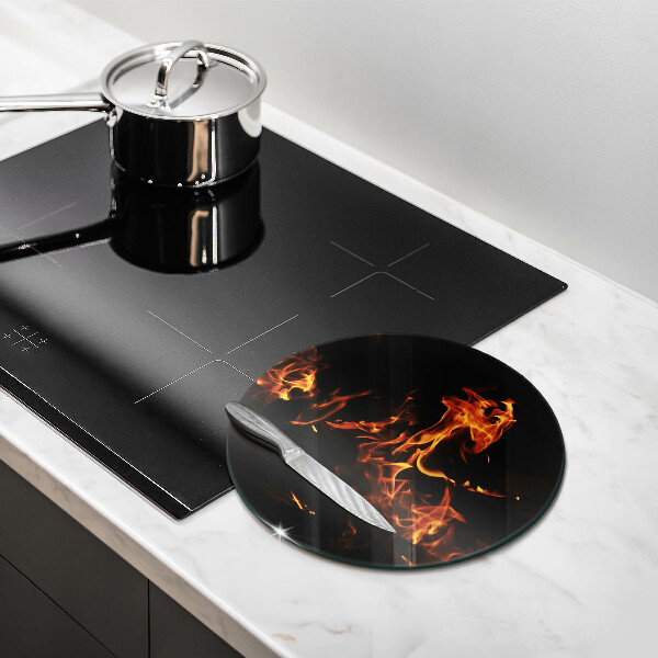 Chopping board Fire flame