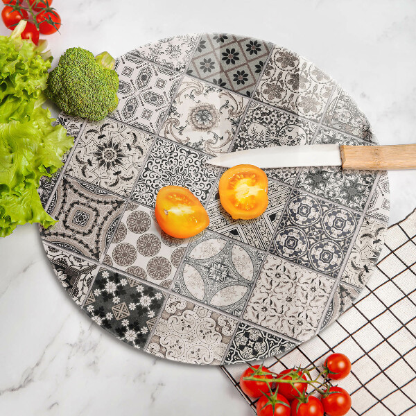 Chopping board glass Decorative tiles