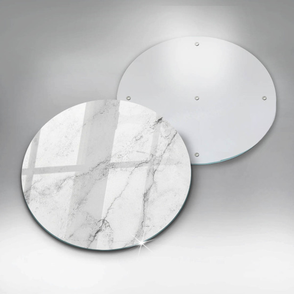 Chopping board glass Elegant marble texture
