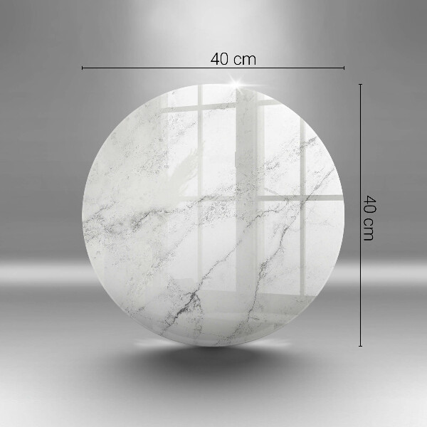 Chopping board glass Elegant marble texture