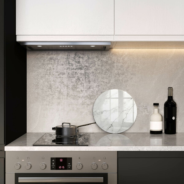 Chopping board glass Elegant marble texture