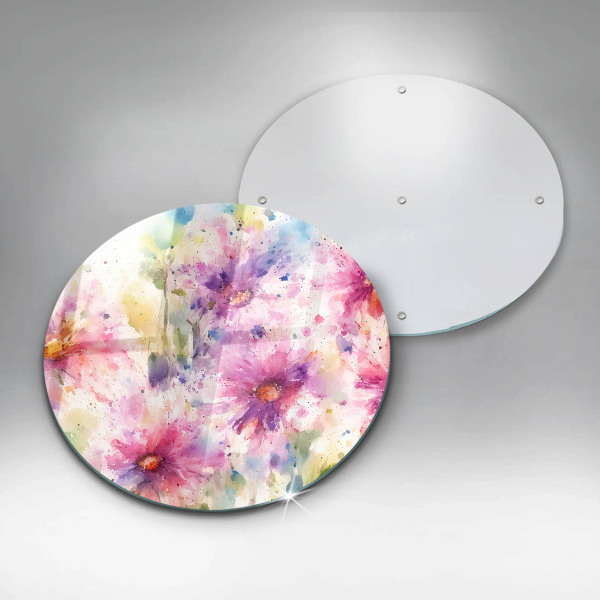 Chopping board Painted flowers