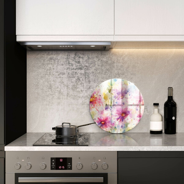 Chopping board Painted flowers