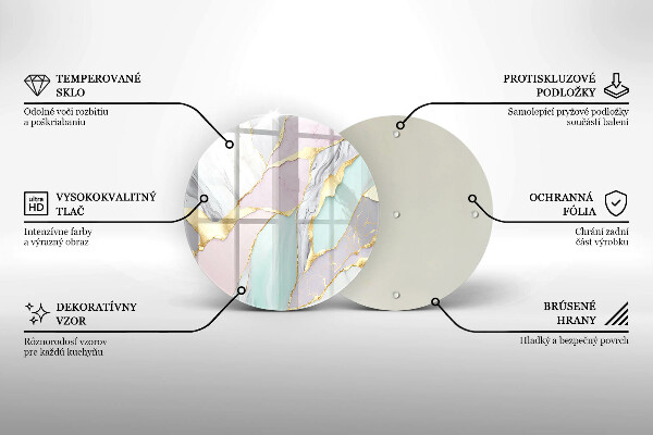 Chopping board Pastel marble