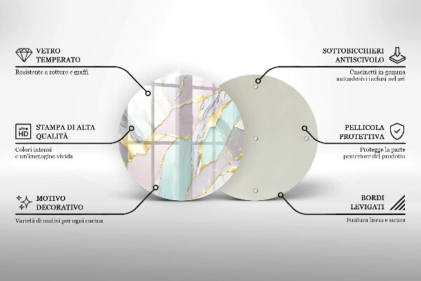 Chopping board Pastel marble