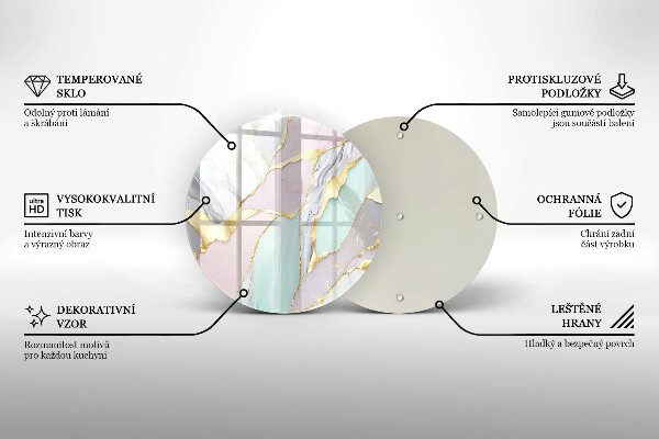 Chopping board Pastel marble