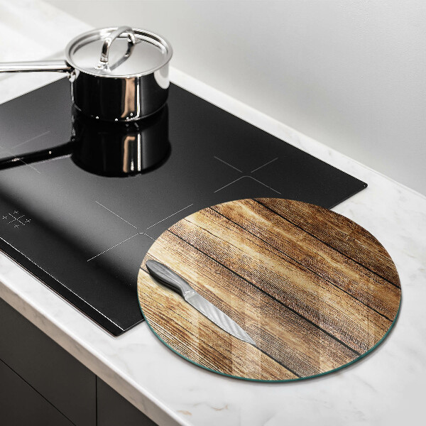 Chopping board glass Wood texture boards