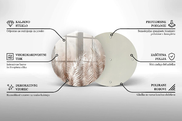 Chopping board Boho leaf vegetation