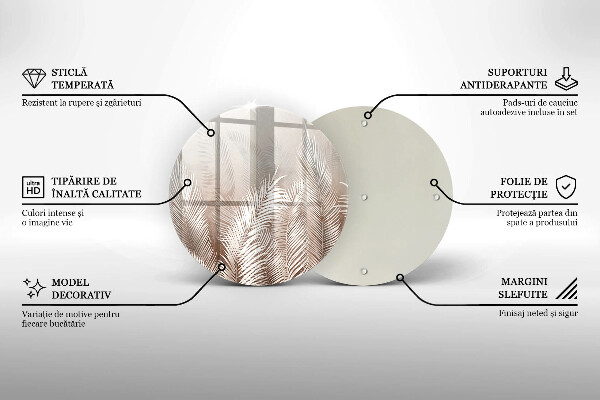 Chopping board Boho leaf vegetation