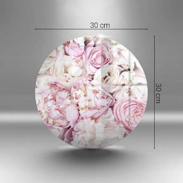 Chopping board Peony bouquet