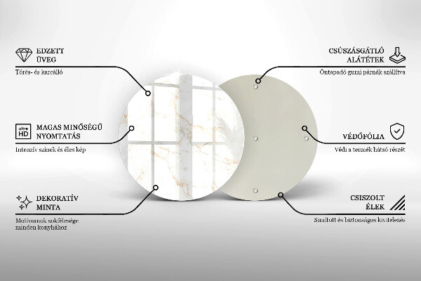 Chopping board Elegant stone marble