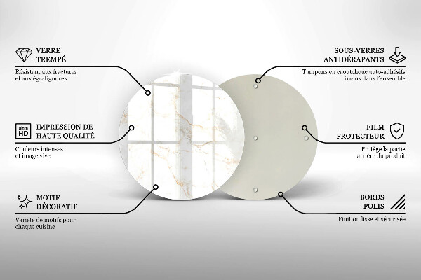 Chopping board Elegant stone marble