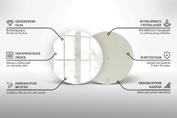 Chopping board Elegant stone marble