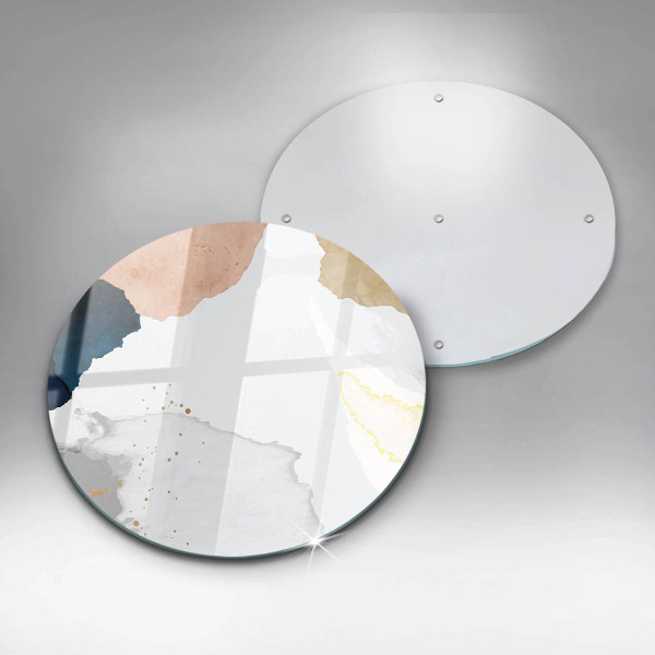 Chopping board glass Abstract spots