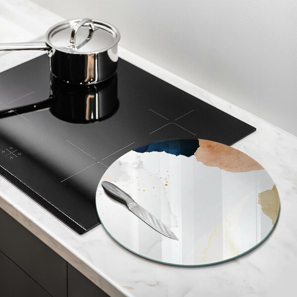 Chopping board glass Abstract spots