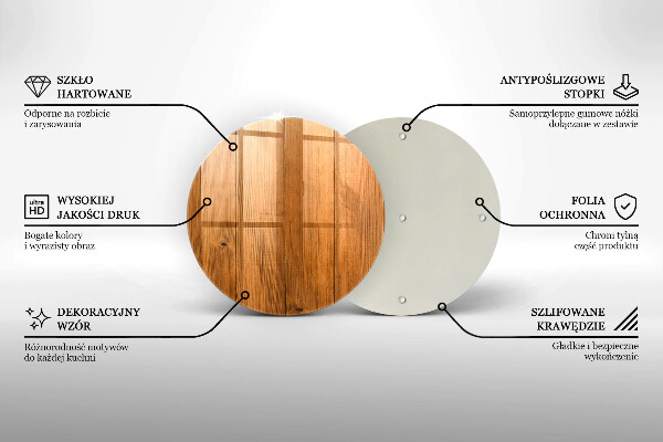 Chopping board glass Wooden planks